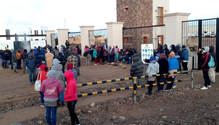 Jornaleros, falta de pago, disputa