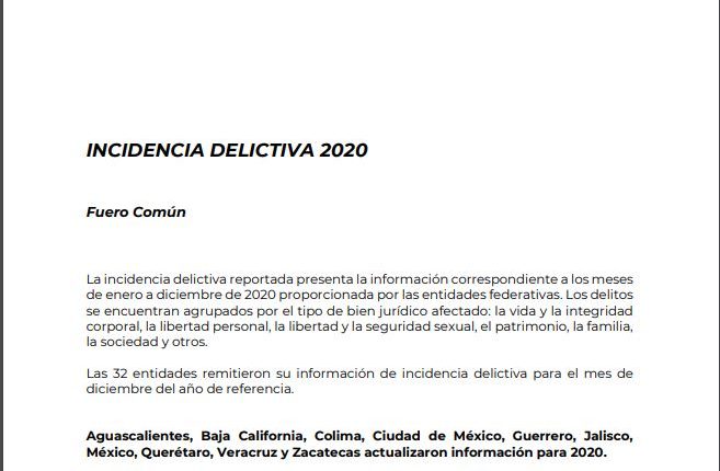 Violencia, estadísticas, cifras, secretario ejecutivo