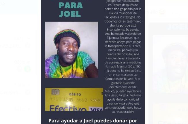 Haitiano, golpiza, apoyo, ayuda, bar