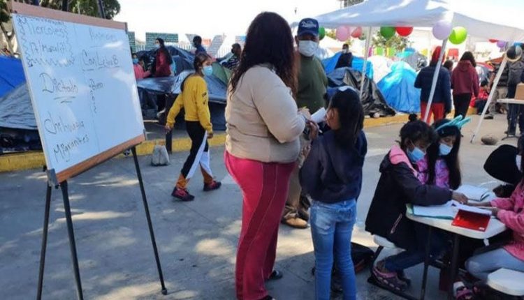 Migrantes, derechos humanos, El Chaparral, ayuntamiento